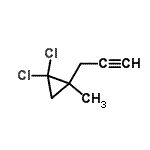 CAS#: 332113-41-4, 1,1-Dichloro-2-Methyl-2-(2-Propyn-1-Yl)Cyclopropane