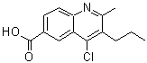 CAS#: 332150-03-5, 4-Chloro-2-Methyl-3-Propyl-6-Quinolinecarboxylic Acid