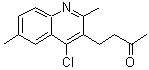 CAS 登录号：332150-25-1， 4-(4-氯-2,6-二甲基-3-喹啉基)-2-丁酮