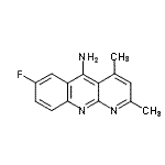 CAS#: 332160-57-3, 7-Fluoro-2,4-Dimethylbenzo[b][1,8]Naphthyridin-5-Amine