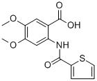 CAS 登录号：332163-01-6， 4,5-二甲氧基-2-[(2-噻吩基羰基)氨基]-苯甲酸