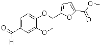 CAS#: 332165-50-1, 5-(4-Formyl-2-Methoxy-Phenoxymethyl)-Furan-2-Carboxylic Acid Methyl Ester