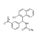 CAS 登录号：332174-58-0， N-[(2-羟基-1-萘基)(3-硝基苯基)甲基]乙酰胺