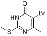CAS#: 33238-63-0, 5-Bromo-6-Methyl-2-Methylsulfanyl-1H-Pyrimidin-4-One