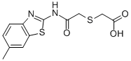 CAS#: 332383-09-2, 2-[[2-[(6-Methyl-2-Benzothiazolyl)Amino]-2-Oxoethyl]Thio]-Acetic Acid