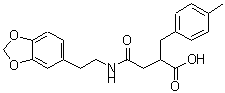 CAS#: 332849-40-8, 4-{[2-(1,3-Benzodioxol-5-Yl)Ethyl]Amino}-2-(4-Methylbenzyl)-4-Oxobutanoic Acid