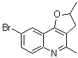 CAS 登录号：332898-44-9， 8-溴-2,4-二甲基-2,3-二氢呋喃并[3,2-c]喹啉