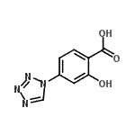 CAS#: 332909-71-4, 2-Hydroxy-4-(1H-Tetrazol-1-Yl)Benzoic Acid