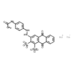 CAS 登录号：33340-33-9， 二钠3-[2-(4-乙酰氨基苯基)肼基]-9,10-二氧代-9,10-二氢-1,2-蒽二磺酸酯