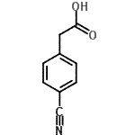 CAS 登录号：333406-09-0， (4-氰基苯基)乙酸