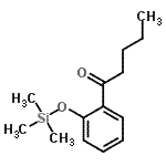 CAS#: 33342-91-5, 1-{2-[(Trimethylsilyl)Oxy]Phenyl}-1-Pentanone