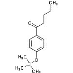 CAS#: 33342-92-6, 1-{4-[(Trimethylsilyl)Oxy]Phenyl}-1-Pentanone