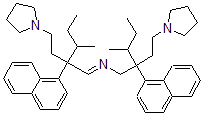 CAS 登录号：33366-64-2， 3-甲基-N-[3-甲基-2-萘-1-基-2-(2-吡咯烷-1-基乙基)戊基]-2-萘-1-基-2-(2-吡咯烷-1-基乙基)戊烷-1-亚胺