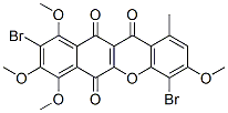 CAS#: 33390-35-1, 4,9-Dibromo-3,7,8,10-Tetramethoxy-1-Methylbenzo[b]Xanthene-6,11,12-Trione