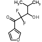 CAS 登录号：334873-76-6， 2,2-二氟-1-(3-呋喃基)-3-羟基-4-甲基-1-戊酮