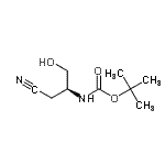 CAS#: 335280-58-5, 2-Methyl-2-Propanyl [(2S)-1-Cyano-3-Hydroxy-2-Propanyl]Carbamate