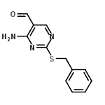 CAS 登录号：335318-29-1， 4-氨基-2-(苄基硫基)-5-嘧啶甲醛