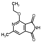 CAS#: 335376-50-6, 4-Ethoxy-6-Methyl-1H-Pyrrolo[3,4-c]Pyridine-1,3(2H)-Dione