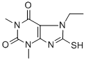 CAS#: 335403-18-4, 7-Ethyl-8-Mercapto-1,3-Dimethyl-3,7-Dihydro-Purine-2,6-Dione