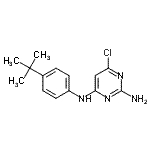 CAS#: 335444-26-3, 6-Chloro-N<Sup>4</Sup>-[4-(2-Methyl-2-Propanyl)Phenyl]-2,4-Pyrimidinediamine