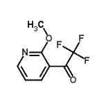 CAS 登录号：335665-28-6， 2,2,2-三氟-1-(2-甲氧基-3-吡啶基)乙酮