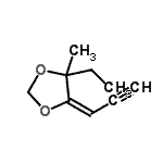CAS#: 3357-83-3, (5E)-4-Ethyl-4-Methyl-5-(2-Propyn-1-Ylidene)-1,3-Dioxolane
