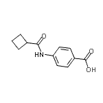 CAS#: 33582-66-0, 4-[(Cyclobutylcarbonyl)Amino]Benzoic Acid