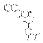 CAS#: 336165-54-9, 4-Chloro-N-[3-Methyl-1-(2-Naphthylamino)-1-Oxo-2-Butanyl]-3-Nitrobenzamide