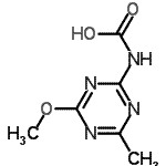 CAS 登录号：336193-82-9， (4-甲氧基-6-甲基-1,3,5-三嗪-2-基)氨基甲酸
