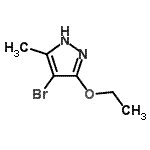 CAS#: 337915-60-3, 4-Bromo-3-Ethoxy-5-Methyl-1H-Pyrazole