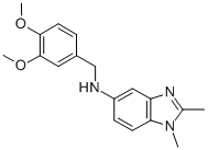 CAS#: 337925-60-7, N-[(3,4-Dimethoxyphenyl)Methyl]-1,2-Dimethylbenzimidazol-5-Amine