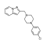 CAS 登录号：337972-47-1， 2-{[4-(4-氯苯基)-1-哌嗪基]甲基}吡唑并[1,5-a]吡啶