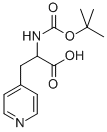 CAS#: 33814-94-7, alpha-[[(1,1-Dimethylethoxy)Carbonyl]Amino]-4-Pyridinepropanoic acid