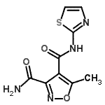 CAS#: 338408-95-0, 5-Methyl-N<Sup>4</Sup>-(1,3-Thiazol-2-Yl)-1,2-Oxazole-3,4-Dicarboxamide