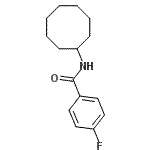 CAS#: 339018-60-9, N-Cyclooctyl-4-Fluorobenzamide