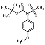 CAS#: 339018-62-1, 2-Methyl-2-Propanyl (4-Methoxyphenyl)(Methylsulfonyl)Carbamate