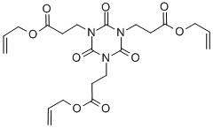 CAS#: 33919-45-8, Prop-2-Enyl 3-[2,4,6-Trioxo-3,5-Bis(3-Oxo-3-Prop-2-Enoxypropyl)-1,3,5-Triazinan-1-Yl]Propanoate
