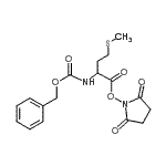 CAS 登录号：3392-01-6， 2,5-二氧代-1-吡咯烷基N-[(苄氧基)羰基]蛋氨酸酯