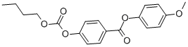 CAS 登录号：33926-39-5， 4-(4'-甲氧基苯氧羰基)苯基正丁基碳酸酯