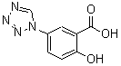 CAS 登录号：339310-80-4， 2-羟基-5-(1H-四唑-1-基)苯甲酸