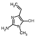 CAS#: 339345-74-3, 2-Amino-1-Methyl-4-Vinyl-1H-Imidazol-5-Ol