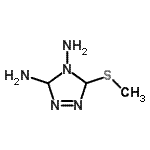 CAS 登录号：339362-99-1， 5-(甲硫基)-3,5-二氢-4H-1,2,4-三唑-3,4-二胺