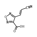 CAS#: 339547-19-2, 4-[(E)-2-Cyanovinyl]-1,2,5-Oxadiazole-3-Carboxylic Acid