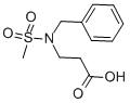 CAS 登录号：340025-20-9， 3-(甲基磺酰基-(苯基甲基)氨基)丙酸