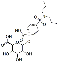 CAS 登录号：34017-15-7， (2S,3S,4S,5R,6S)-6-[4-(二丙基氨基磺酰基)苯甲酰基]氧基-3,4,5-三羟基四氢吡喃-2-羧酸