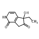 CAS#: 340268-50-0, 5-Ethyl-5-Hydroxy-5,7-Dihydro-1H-Cyclopenta[c]Pyridine-1,6(2H)-Dione