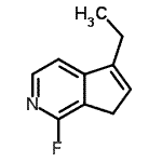 CAS#: 340268-58-8, 5-Ethyl-1-Fluoro-7H-Cyclopenta[c]Pyridine