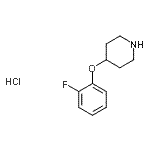 CAS#: 3413-29-4, 4-(2-Fluorophenoxy)Piperidine Hydrochloride (1:1)