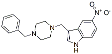 CAS#: 3414-72-0, 5-Nitro-3-[[4-(Phenylmethyl)Piperazin-1-Yl]Methyl]-1H-Indole
