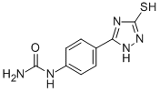 CAS 登录号：3414-98-0， [4-(5-硫代-1,2-二氢-1,2,4-三唑-3-基)苯基]脲